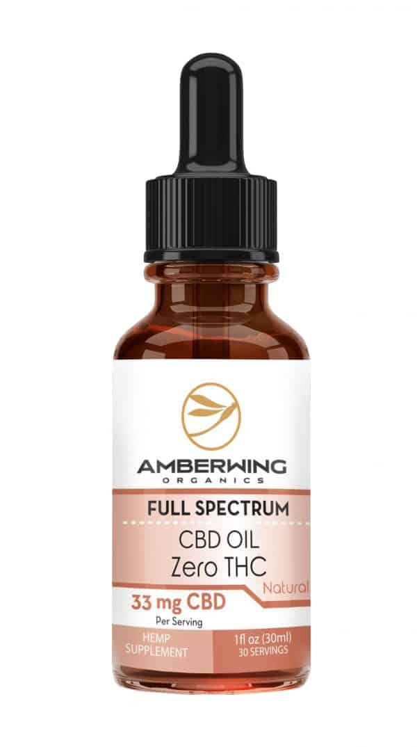 THC Free CBD Oil Any-Time All Natural | Amberwing Organics
